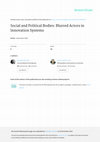 Research paper thumbnail of Social and Political Bodies: Blurred Actors in Innovation Systems