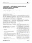 Research paper thumbnail of Feasibility study of biogas upgrading coupled with nutrient removal from anaerobic effluents using microalgae-based processes