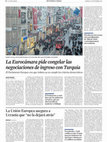 Research paper thumbnail of El Parlamento Europeo pide congelar las negociaciones de adhesión con Turquía