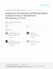 Synthesis, X-ray Structure, and Pharmacological Activity of Some 6,6-Disubstituted Chromeno[4,3-b]- and Chromeno- [3,4-c]-quinolines Cover Page