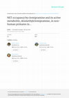 NET occupancy by clomipramine and its active metabolite, desmethylclomipramine, in non-human primates in vivo Cover Page