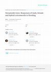Research paper thumbnail of Streamside trees: responses of male, female and hybrid cottonwoods to flooding