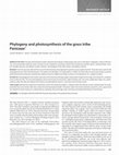 Phylogeny and photosynthesis of the grass tribe Paniceae Cover Page