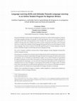 Research paper thumbnail of Language Learning Shifts and Attitudes Towards Language Learning in an Online Tandem Program for Beginner Writers