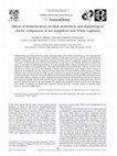 Research paper thumbnail of Effects of domestication on filial motivation and imprinting in chicks: comparison of red junglefowl and White Leghorns