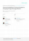 Research paper thumbnail of Illusory Profitability of Technical Analysis in Emerging Foreign Exchange Markets