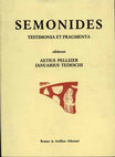 Research paper thumbnail of Semonides. Testimonia et Fragmenta (draft)