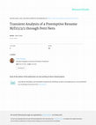 Research paper thumbnail of Transient Analysis of a Preemptive Resume M/D/1/2/2 through Petri Nets