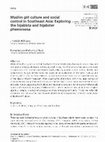 Research paper thumbnail of Muslim girl culture and social control in Southeast Asia: Exploring the hijabista and hijabster phenomena