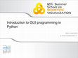 Introduction to GUI programming in Python Cover Page