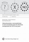 Research paper thumbnail of Modes de scrutin, financement des campagnes et émergence des opposants à l’UE lors des élections européennes en France