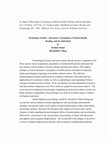 Research paper thumbnail of Psych in India Alternative Concepts of MH