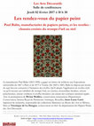 Research paper thumbnail of Les Arts Décoratifs Les rendez-vous du papier peint 02/02/2017