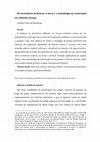 Research paper thumbnail of “Da Inconstância da Fortuna.” A Teoria e a Metodologia da Conservação em Ambiente Europeu