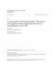 Research paper thumbnail of Living Together and Voting Together: The Impact of Congressional Boardinghouse Networks on Voting Patterns, 1825-1841