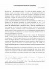 Research paper thumbnail of Le développement durable du capitalisme