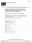 Obesity, Hypertension, Social Determinants of Health, and the Epidemiologic Transition among Traditional Amazonian Populations Cover Page