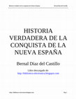 Historia verdadera de la conquista de la Nueva España HISTORIA VERDADERA DE LA CONQUISTA DE LA NUEVA ESPAÑA Cover Page