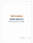 SAS Base Programming for SAS� 9 Cover Page