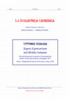 Research paper thumbnail of Vittorio Scialoja, Sopra il precarium nel diritto romano (1877/1878)