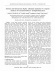 Research paper thumbnail of Attrition and Retention in Higher Education Institution: A Conjoint Analysis of Consumer Behavior in Higher Education