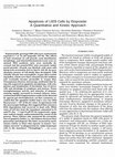 Research paper thumbnail of Apoptosis of L929 Cells by Etoposide: A Quantitative and Kinetic Approach