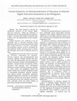 Research paper thumbnail of Current Initiatives on Internationalization of Education in Selected Higher Education Institutions in the Philippines