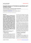 Fungicide tolerance of &lt;i&gt;Trichoderma asperelloides&lt;/i&gt; and &lt;i&gt;T. harzianum strains&lt;/i&gt Cover Page