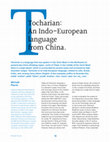 Peyrot 2017: Tocharian: An Indo-European language from China Cover Page