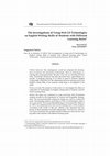 Research paper thumbnail of The Investigations of Using Web 2.0 Technologies on English Writing Skills of Students with Different Learning Styles