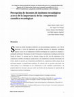 Research paper thumbnail of Percepción de docentes de Institutos Tecnológicos acerca de la importancia de las competencias científico-tecnológicas.