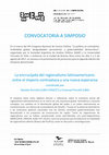 Research paper thumbnail of La encrucijada del regionalismo latinoamericano - Convocatoria a Simposio - Congreso de la SAAP - Buenos Aires 2 al 5 de agosto.