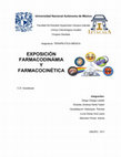 Universidad Nacional Autónoma de México EXPOSICIÓN FARMACODINÁMIA Y FARMACOCINÉTICA Cover Page