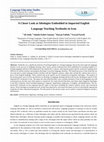 Research paper thumbnail of [citation] A Closer Look at Ideologies Embedded in Imported English Language Teaching Textbooks in Iran. By Seidi et al. (2016)- [Language Education Studies]