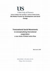 Transnational Social Movements: re-conceptualising international cooperation, a case study of Global Justice Now Cover Page