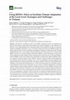 Research paper thumbnail of Using REDD+ Policy to Facilitate Climate Adaptation at the Local Level: Synergies and Challenges in Vietnam