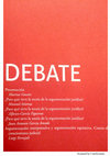 <<¿Para qué sirve la teoría de la argumentación jurídica?>> 
(Debate entre M. Atienza, A.García Figueroa, J.A. García Amado, L. Ferrajoli).
Presentación y organización: Marina Gascón. Cover Page