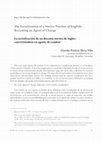 The Socialization of a Novice Teacher of English: Becoming an Agent of Change Cover Page