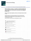 Pharmaceutical Biology Clinacanthus nutans: a review on ethnomedicinal uses, chemical constituents and pharmacological properties Cover Page