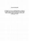 Research paper thumbnail of X. Espluga, La recerca en filologia llatina a Catalunya. Un primer esbós de trajectòria històrica a llarg termini, «Afers. Fulls de recerca i pensament» vol. 31, n. 85 (2106), pp. 715-747