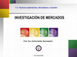 INVESTIGACIÓN DE MERCADOS Cover Page