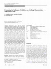 Research paper thumbnail of Evaluating the Influence of Additives on Swelling Characteristics of Expansive Soils