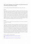 Research paper thumbnail of The second earthquake: how the Italian state generated hope and uncertainty in post-disaster L'Aquila JRAI Vol 23 (1) (2017),  61-80