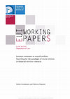 Research paper thumbnail of Investor-consumer or overall welfare: Searching for the paradigm of recent reforms in financial services contracts (EUI Working Paper, with Prof. Grundmann)