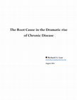 The Root Cause in the Dramatic rise of Chronic Disease Cover Page