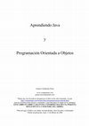 Programación Orientada a Objetos Cover Page