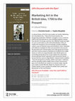 Research paper thumbnail of Marketing Art in the Bristish Isles, 1700 to the present. A Cultural History. Farnham: Ashgate, 2012. The volume has been reissued in October 2016 by Routledge and is now available as a paperback.