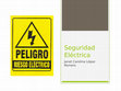 Seguridad Electrica Cover Page