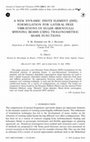 A New Dynamic Finite Element (Dfe) Formulation for Lateral Free Vibrations of Euler–Bernoulli Spinning Beams Using Trigonometric Shape Functions Cover Page