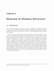 Elementos de Dinámica Estructural 2.1 Introducción Cover Page